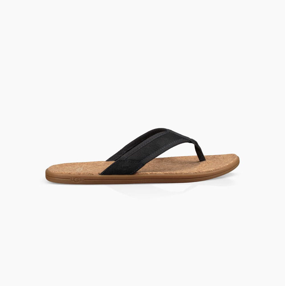 UGG Seaside - Flip Flops Herre - Marineblå (NO-Q826)